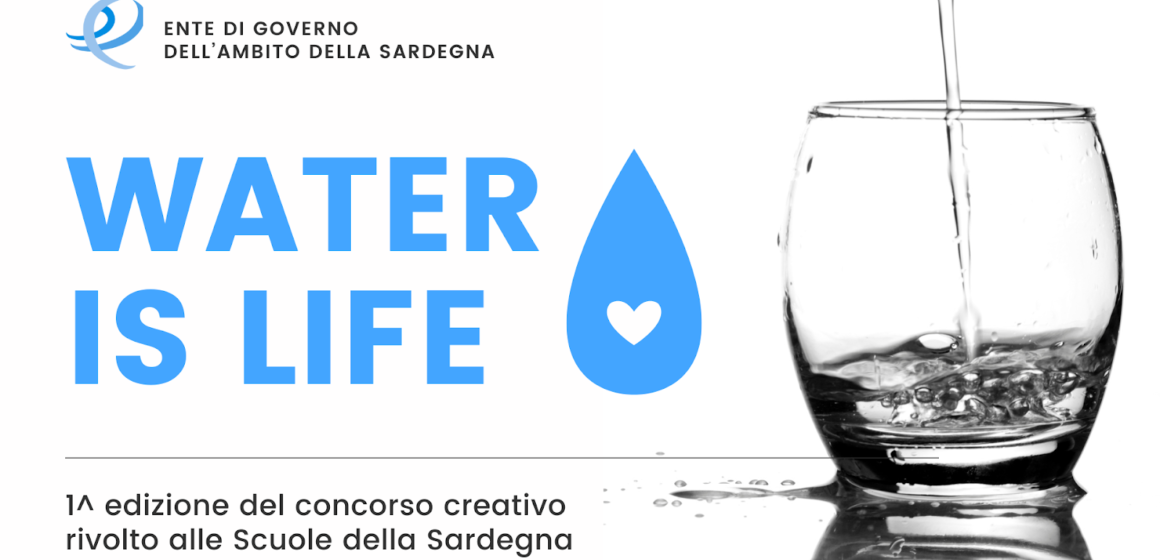 L’EGAS estende il Concorso creativo “WATER IS LIFE” a tutte le classi delle Scuole Superiori della Sardegna.
