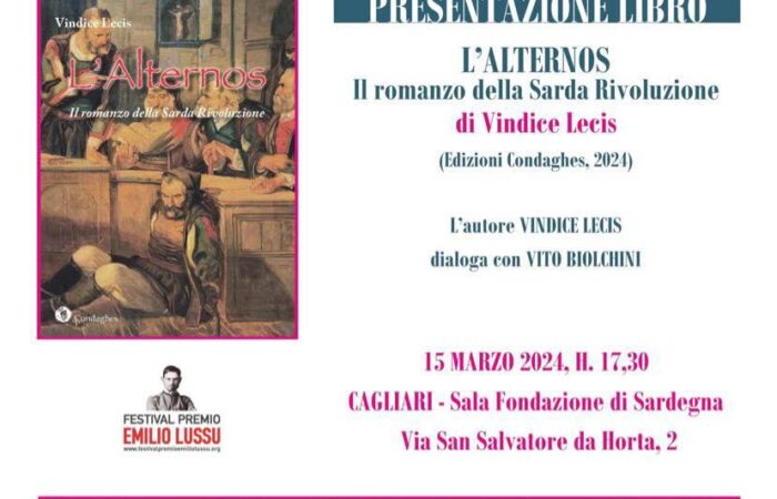 Locandina libro ''L'alternos...'' di Vindice Lecis