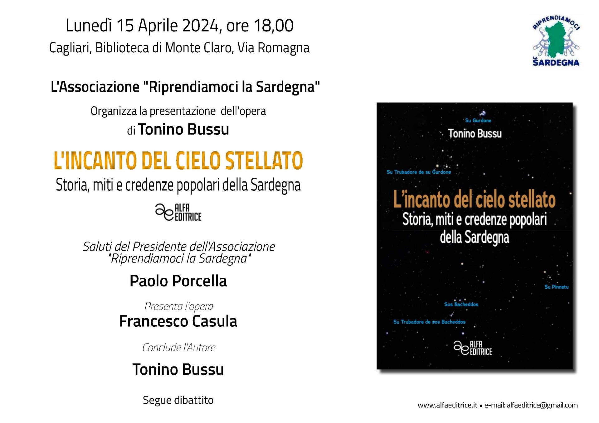 Locandina ''L'Incanto del Cielo Stellato'' a Monte Claro
