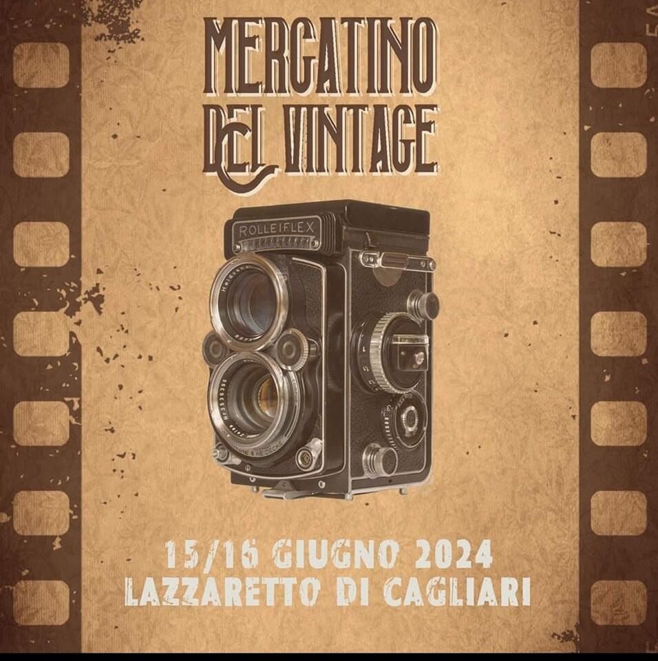 Locandina ''Mercatino del Vintage'' 2024 al Lazzaretto