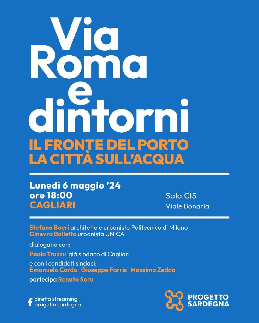 Locandina conferenza-dibattito ''Via Roma e dintorni''