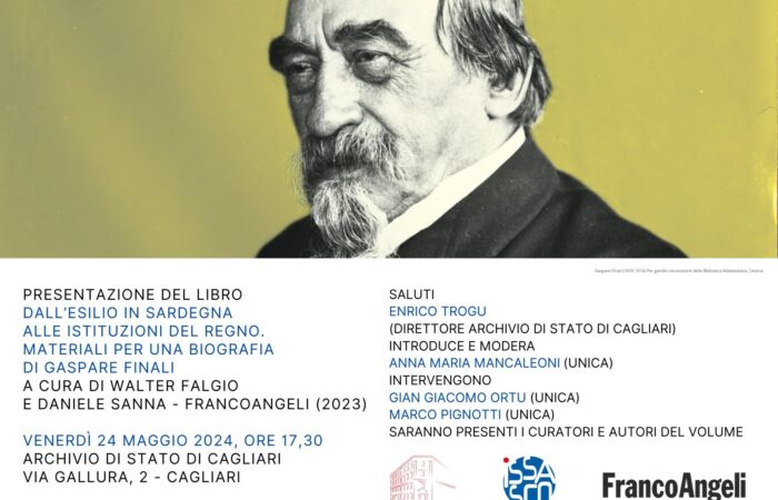 Locandina libro ''Dall'esilio in Sardegna alle...''