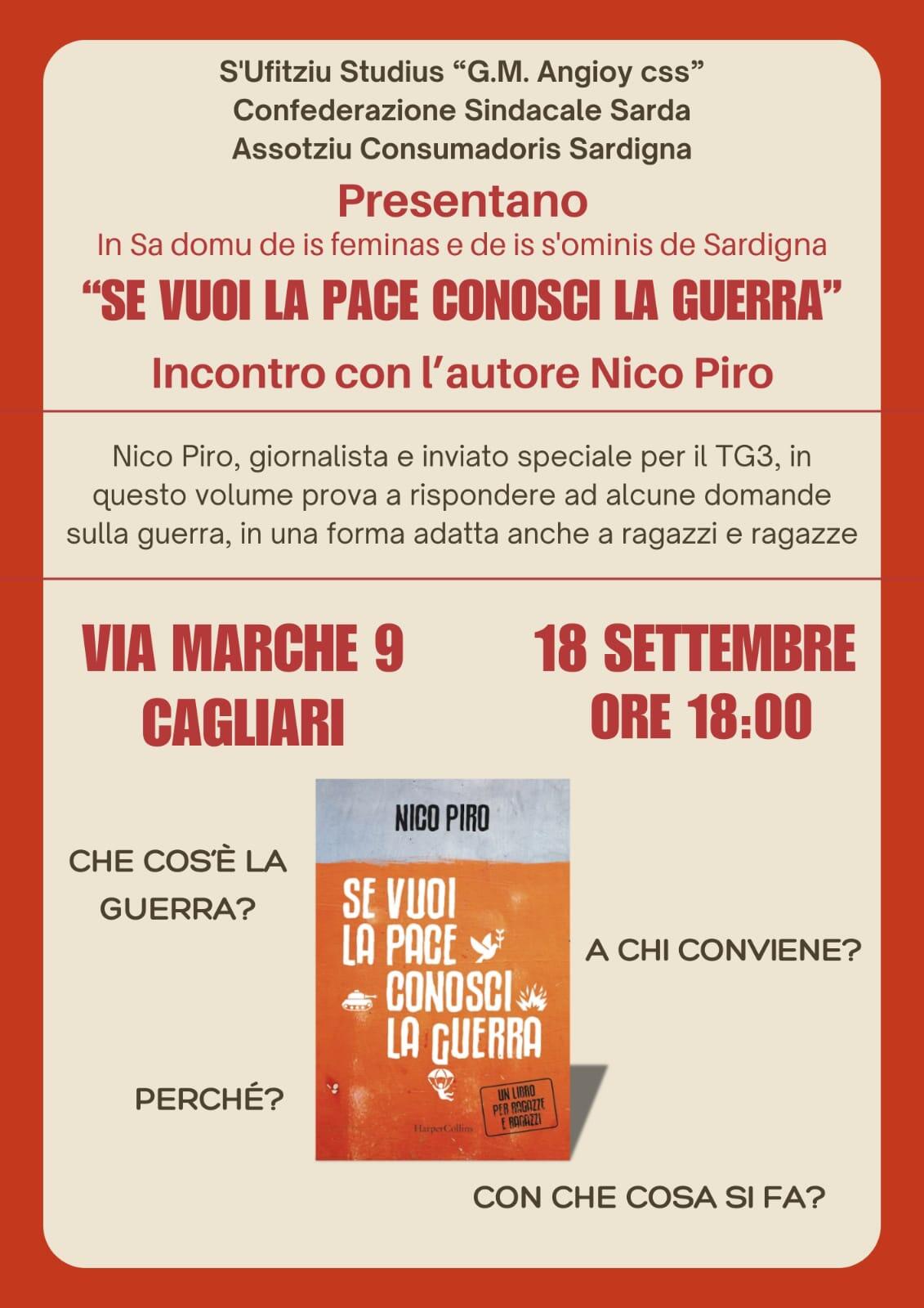 Locandina ''Se vuoi la Pace, conosci la guerra''