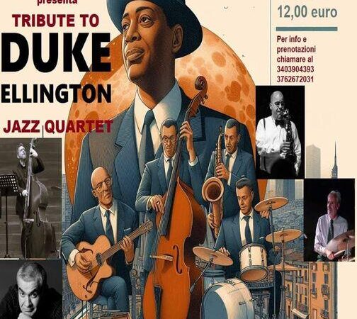Locandina ''Tribute to Duke Ellington'' a Pirri